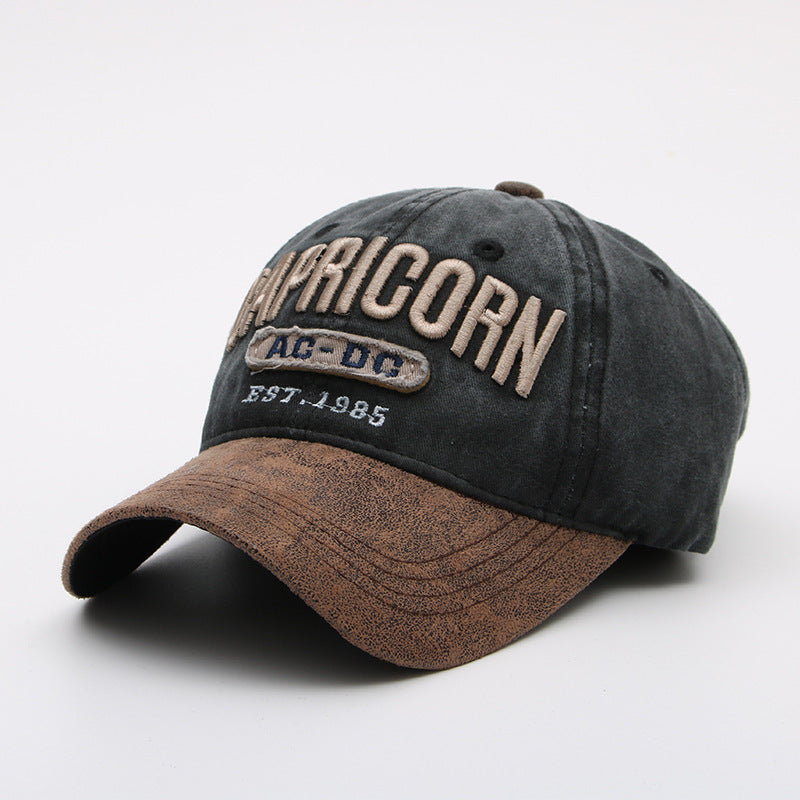 Ladova Washed Retro All-Match Sun Cap