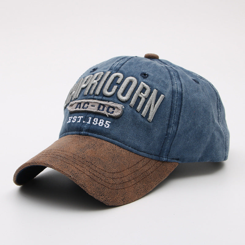Ladova Washed Retro All-Match Sun Cap