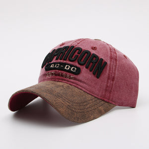 Ladova Washed Retro All-Match Sun Cap