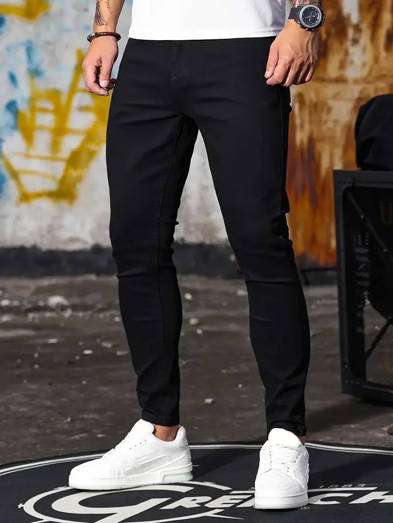 Ladova Retro Stretch Slim Fit Jeans for Men