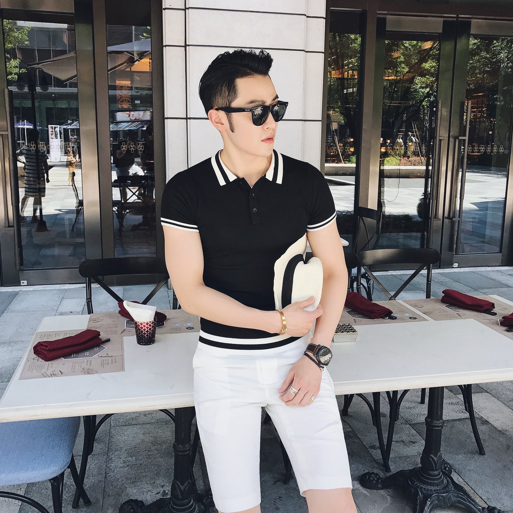Ladova Casual Thin Polo Shirt