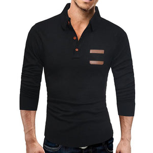 Ladova Casual Slim Knit Polo Shirt
