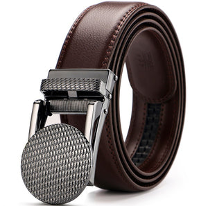 Ladova Adjustable Holeless Leather Belt