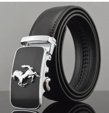 Ladova Men’s Automatic Buckle Leather Belt