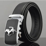 Ladova Men’s Automatic Buckle Leather Belt