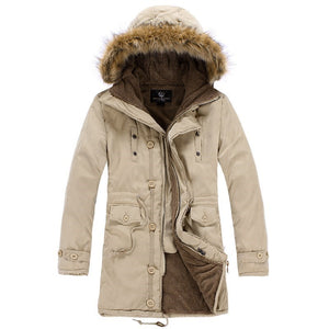 Ladova Men's Winter Parka Warm Cotton Overcoat