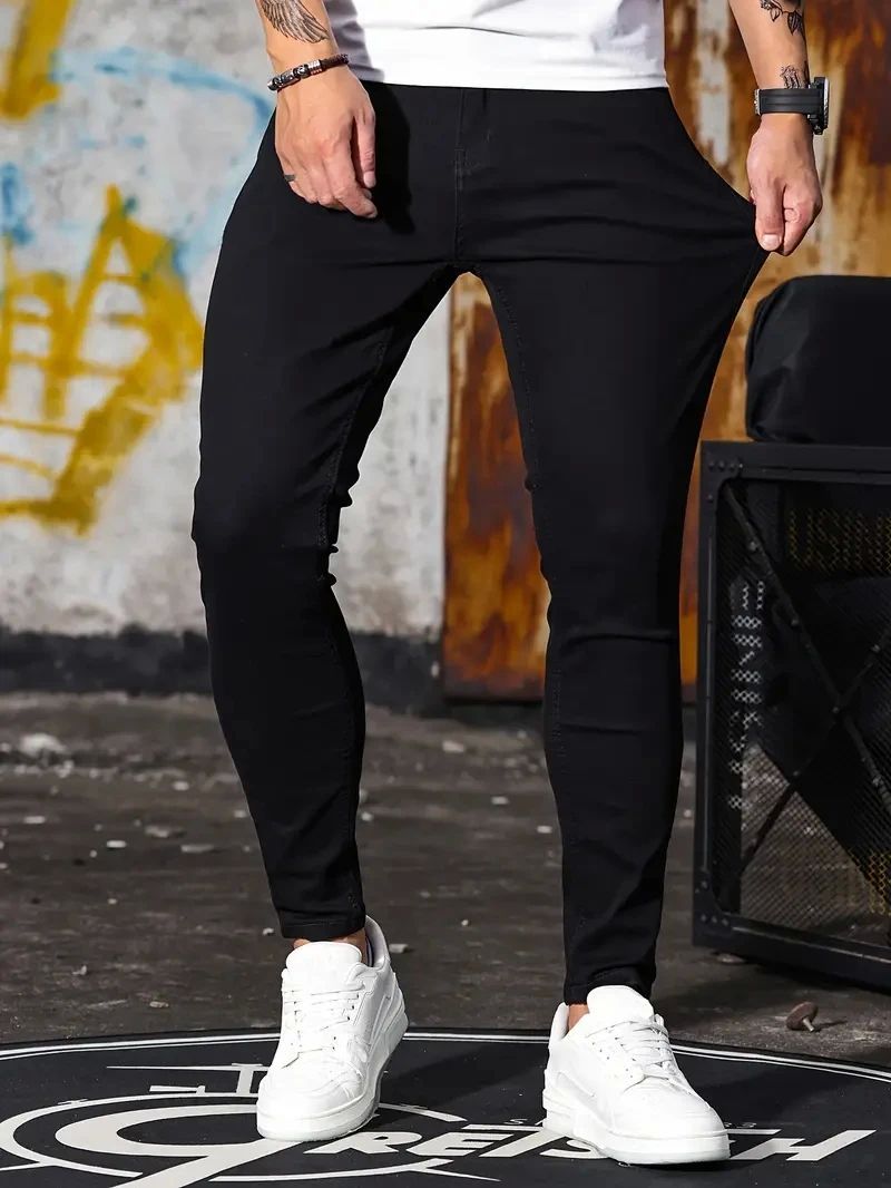 Ladova Retro Stretch Slim Fit Jeans for Men