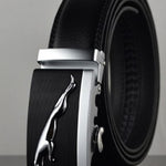 Ladova Men’s Automatic Buckle Leather Belt