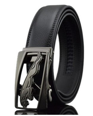 Ladova Men’s Automatic Buckle Leather Belt