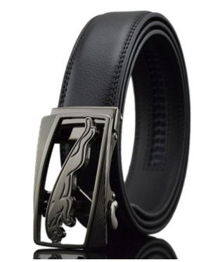 Ladova Men’s Automatic Buckle Leather Belt