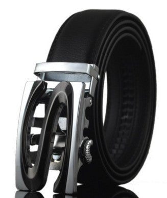 Ladova Men’s Automatic Buckle Leather Belt