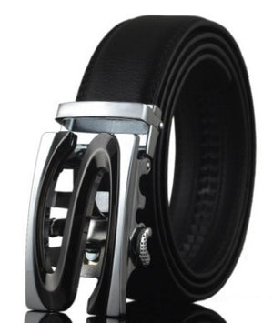Ladova Men’s Automatic Buckle Leather Belt