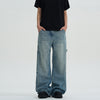 Ladova Loose Wide-Leg Washed Jeans for Men