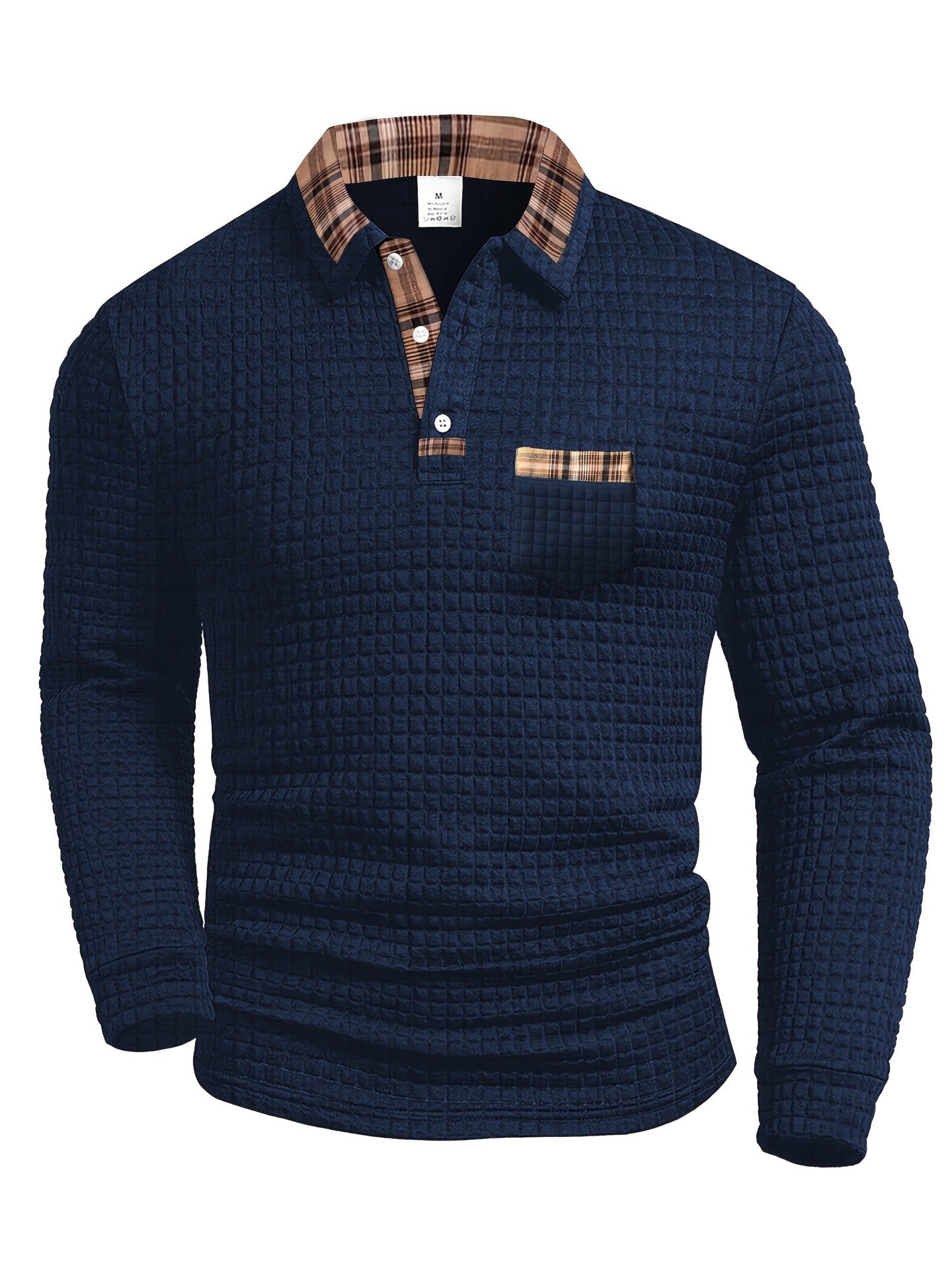 Ladova Men's Solid Color Sports Polo Shirt
