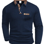 Ladova Men's Solid Color Sports Polo Shirt