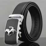 Ladova Men’s Automatic Buckle Leather Belt