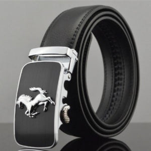 Ladova Men’s Automatic Buckle Leather Belt