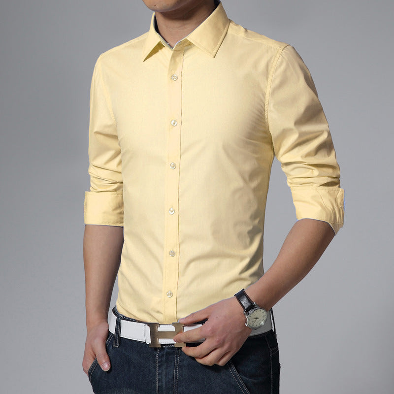 Ladova French Formal Tuxedo Dress Shirt