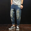 Ladova Plus Size Ripped Jeans for Men
